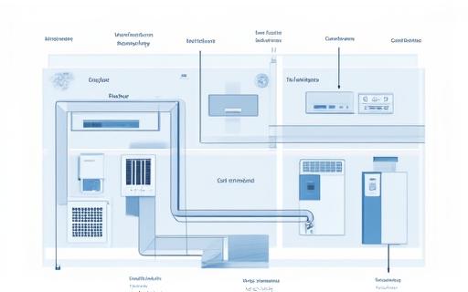 Diagrama de um sistema de ventilação AVAC